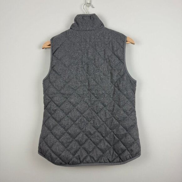 Old Navy Women's Gray Lightweight Quilted Zip-Front Vest, Size M - Picture 5 of 7
